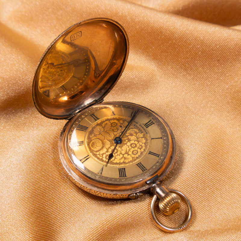 La Fidele, Edwardian Pocket Watch, 9ct Pink Gold