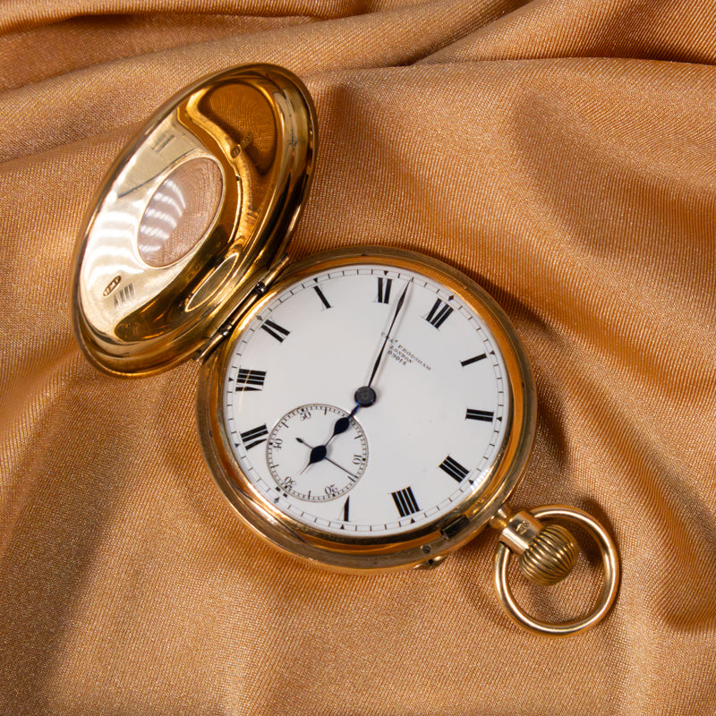 Charles & Frodsham, Edwardian Pocket Watch, 18ct Yellow Gold