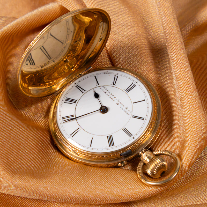 Stewart Dawson & Co., Victorian Pocket Watch, 18ct Yellow Gold