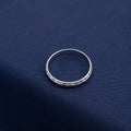 Vintage Wedding Band, 18ct White Gold