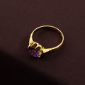 Vintage Amethyst Ring, 18ct Yellow Gold