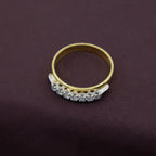 Modern Diamond Eternity Band, 18ct Yellow Gold