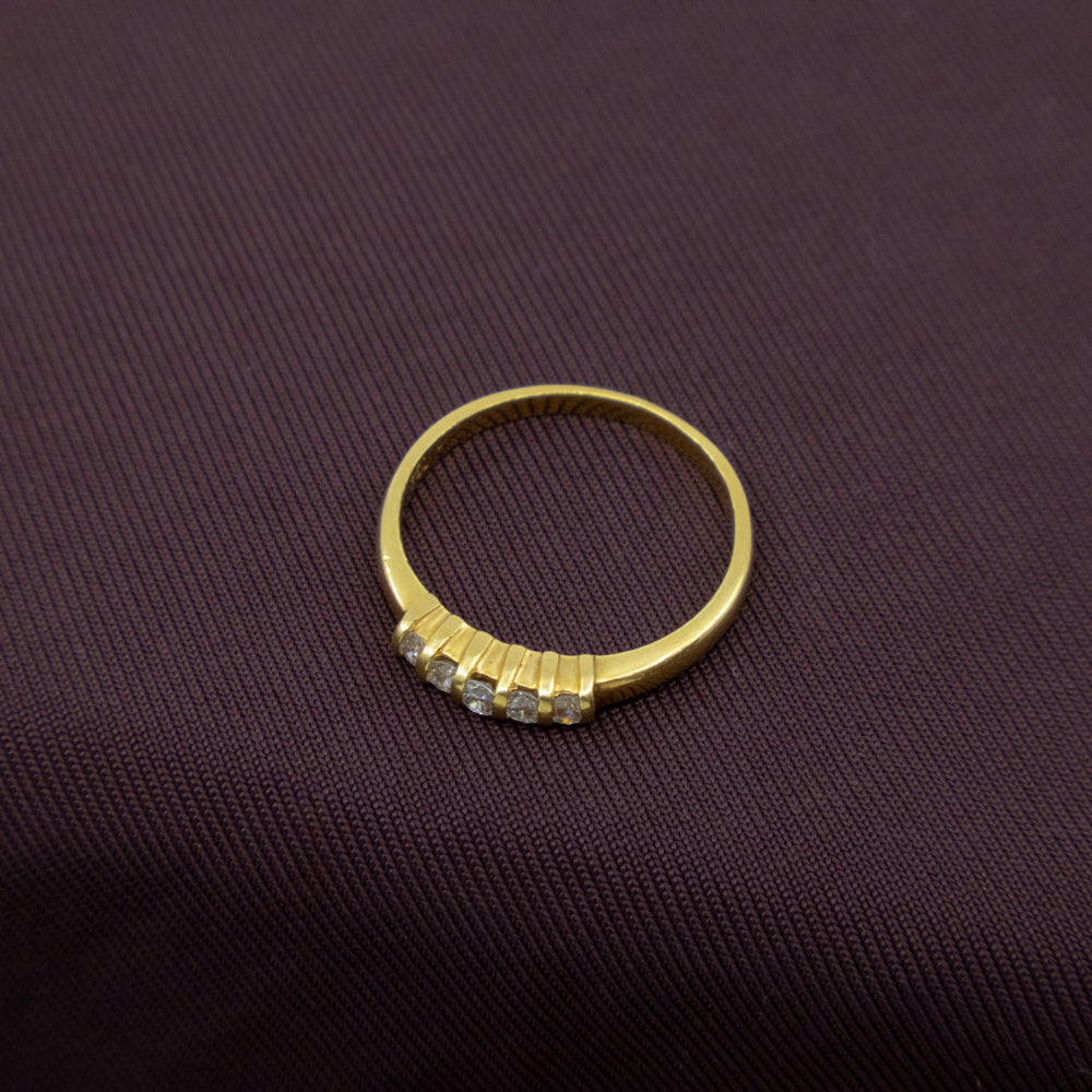 Vintage Diamond Ring, 18ct Yellow Gold