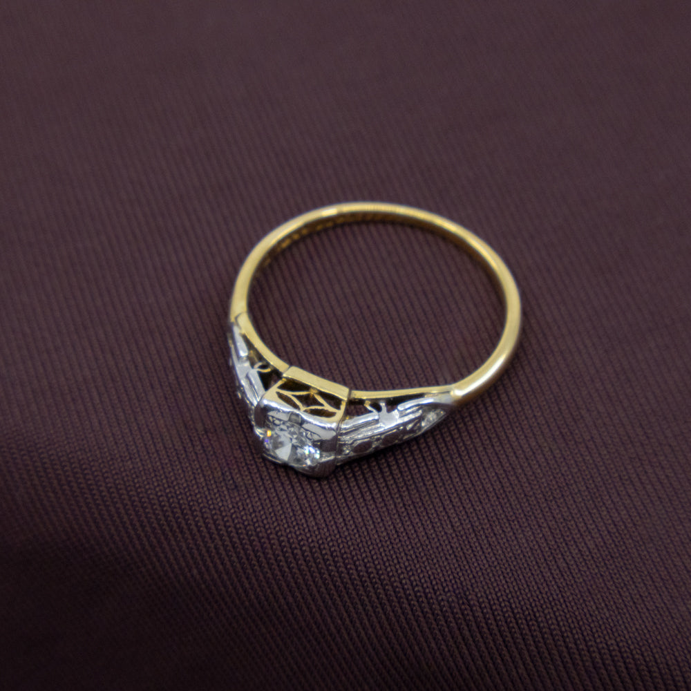 Vintage Diamond Band