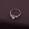 Art Deco Diamond Ring, 18ct White Gold & Platinum