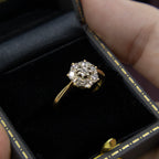Edwardian Diamond Daisy Ring
