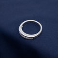 Modern Diamond Ring, 18ct White Gold
