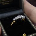Retro Diamond Engagement Ring, 18ct Yellow Gold & Platinum