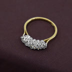 Retro Diamond Engagement Ring, 18ct Yellow Gold & Platinum
