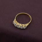 Victorian Diamond Ring, 18ct Yellow Gold