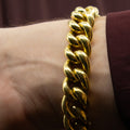 18ct Yellow Gold Curb Bracelet